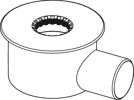 Ablauf TECEdrainline Max DN70 Auslauf seitlich 1,2 l/s