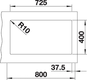 BLANCO SUBLINE 430/270-U BLANCO SUBLINE 430/270-U
