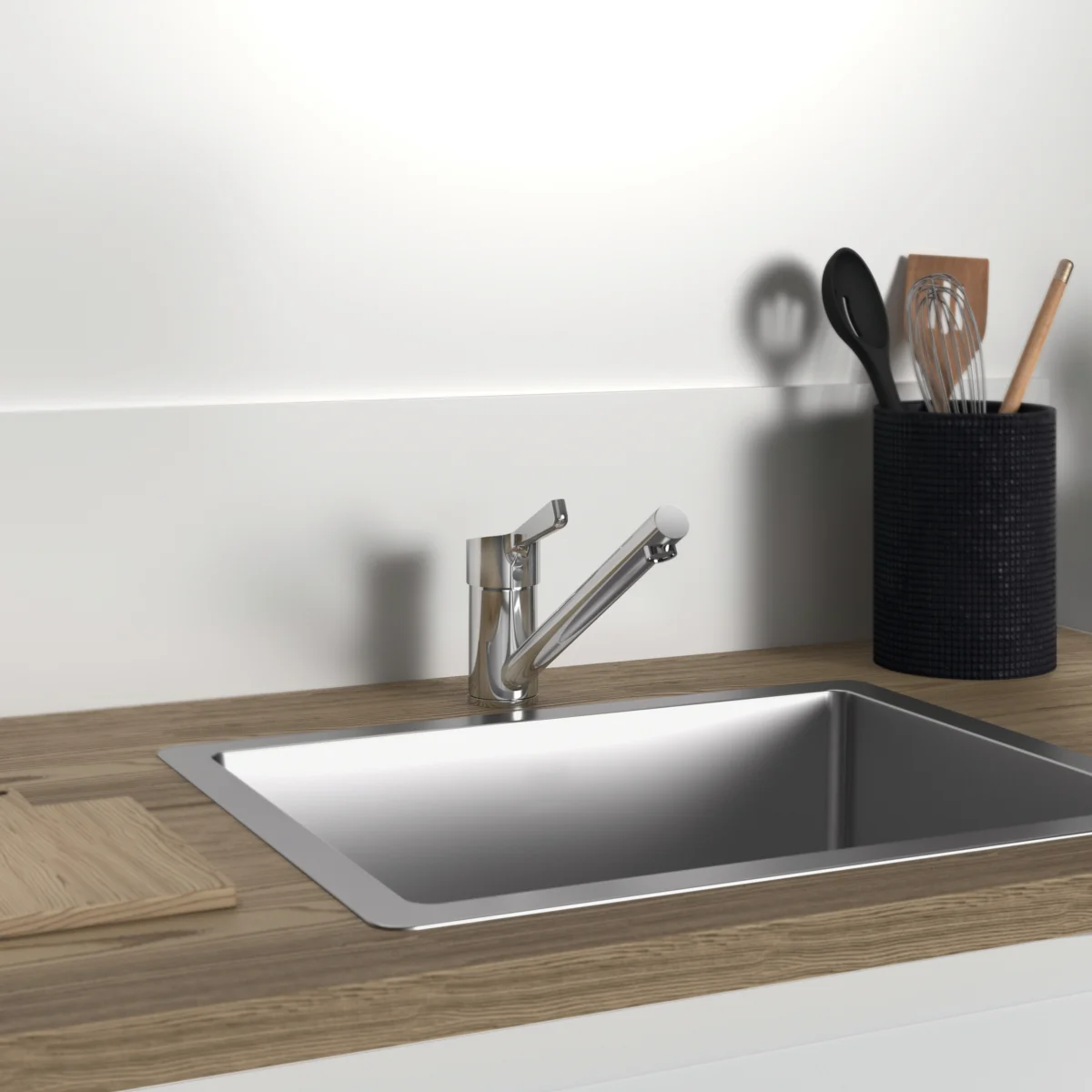 Ideal Standard Küchenarmatur Ceralife Chrom - Hochwertige Einhebelmischer in Chromoptik für moderne Küchen