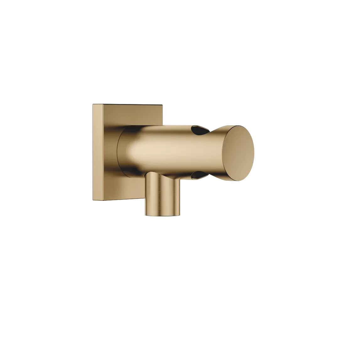 Dornbracht Wandanschlussbogen mit integriertem Brausehalter Dark Brass gebürstet Dornbracht Wandanschlussbogen mit integriertem Brausehalter Dark Brass gebürstet