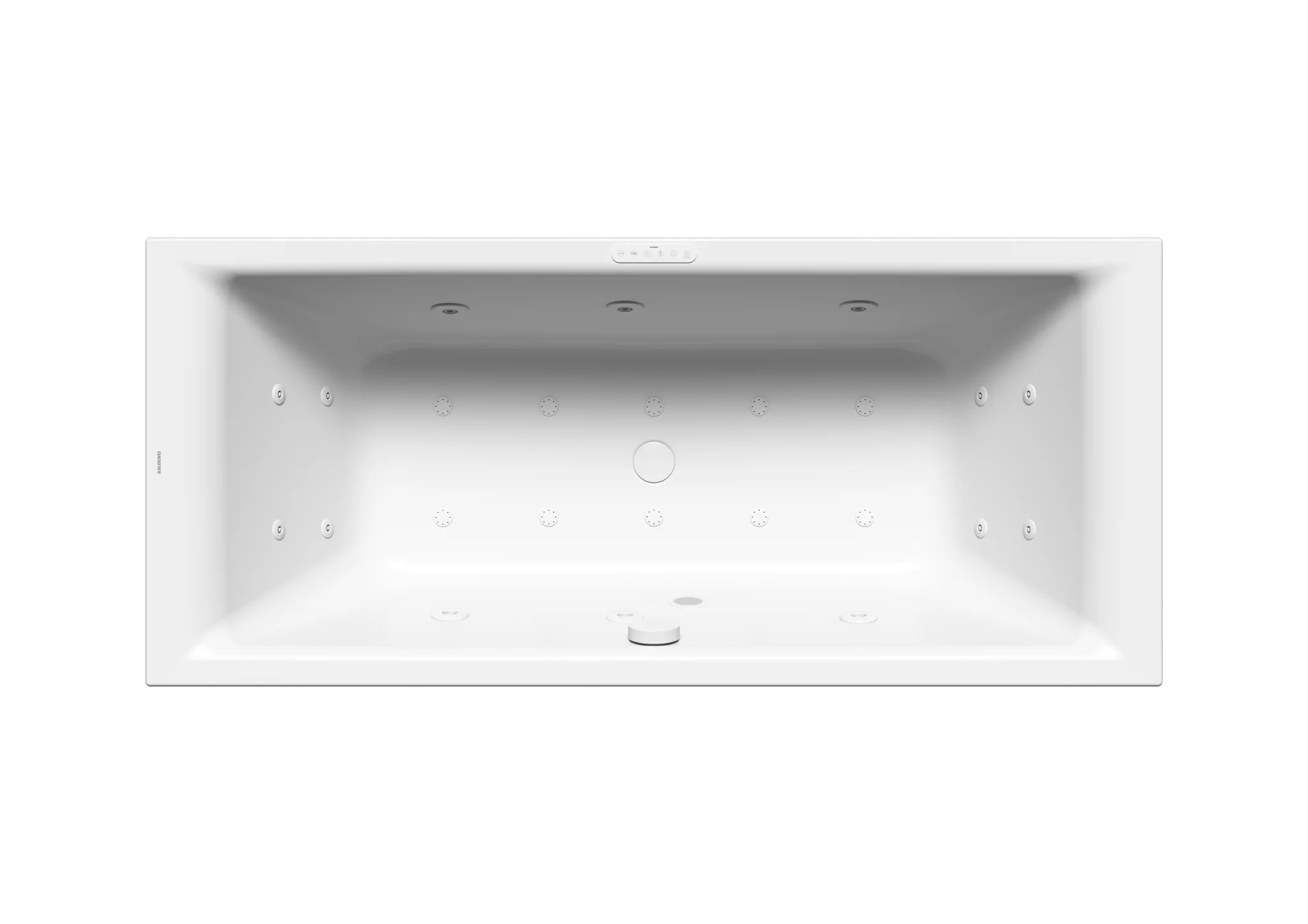 Kaldewei PURO NEXT DUO Badewanne mit Whirlsystem Combimassage BODY & SOUL, 1700x750 mm, alpinweiß