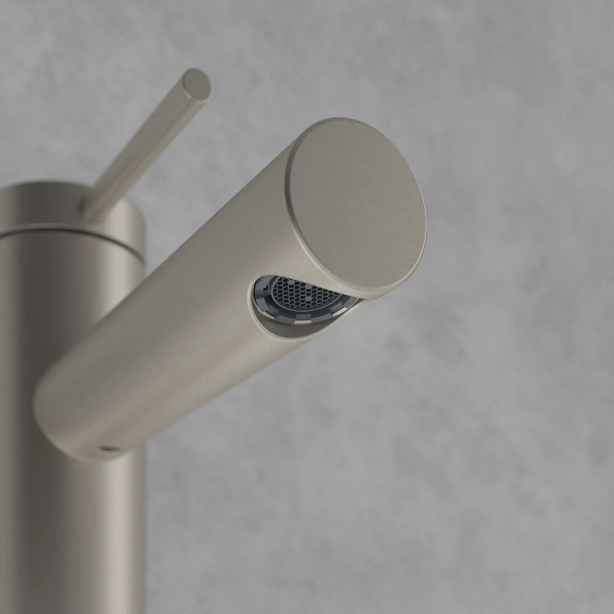 Villeroy & Boch Einhebel-Waschtischarmatur Loop & Friends, Brushed Nickel Matt, 45 x 149 x 166 mm, SmartPressure, AirPlus Villeroy & Boch Einhebel-Waschtischarmatur Loop & Friends, Brushed Nickel Matt, 45 x 149 x 166 mm, SmartPressure, AirPlus