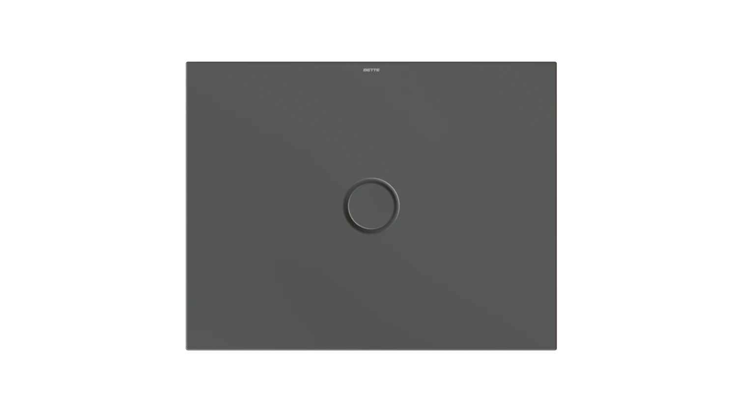 Bette rechteck Duschwanne „BetteFloor“ 900 × 700 mm ohne Oberflächenbeschichtung, mit BetteGlasur Plus, ohne Wannenträger, in Slate