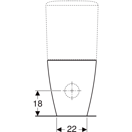 Stand-Tiefspül-WC für Kombination mit Spülkasten „iCon Square“ 35,5 × 40 cm ohne Spülrand, Befestigung verdeckt Stand-Tiefspül-WC für Kombination mit Spülkasten „iCon Square“ 35,5 × 40 cm ohne Spülrand, Befestigung verdeckt