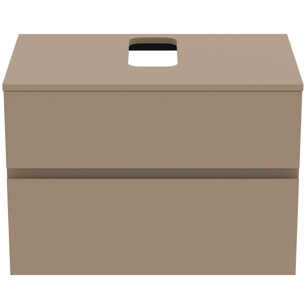 Ideal Standard Waschtischunterschrank Finesse, Modellnummer E3498UP, 802x505x558mm, 2 Auszüge, Greige matt Ideal Standard Waschtischunterschrank Finesse, Modellnummer E3498UP, 802x505x558mm, 2 Auszüge, Greige matt