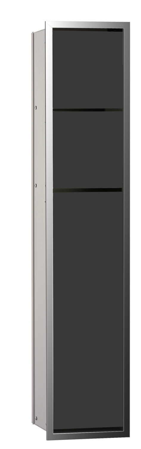emco WC-Modul „asis module 150“ 16,8 × 78,7 × 13,5 cm in chrom / schwarz