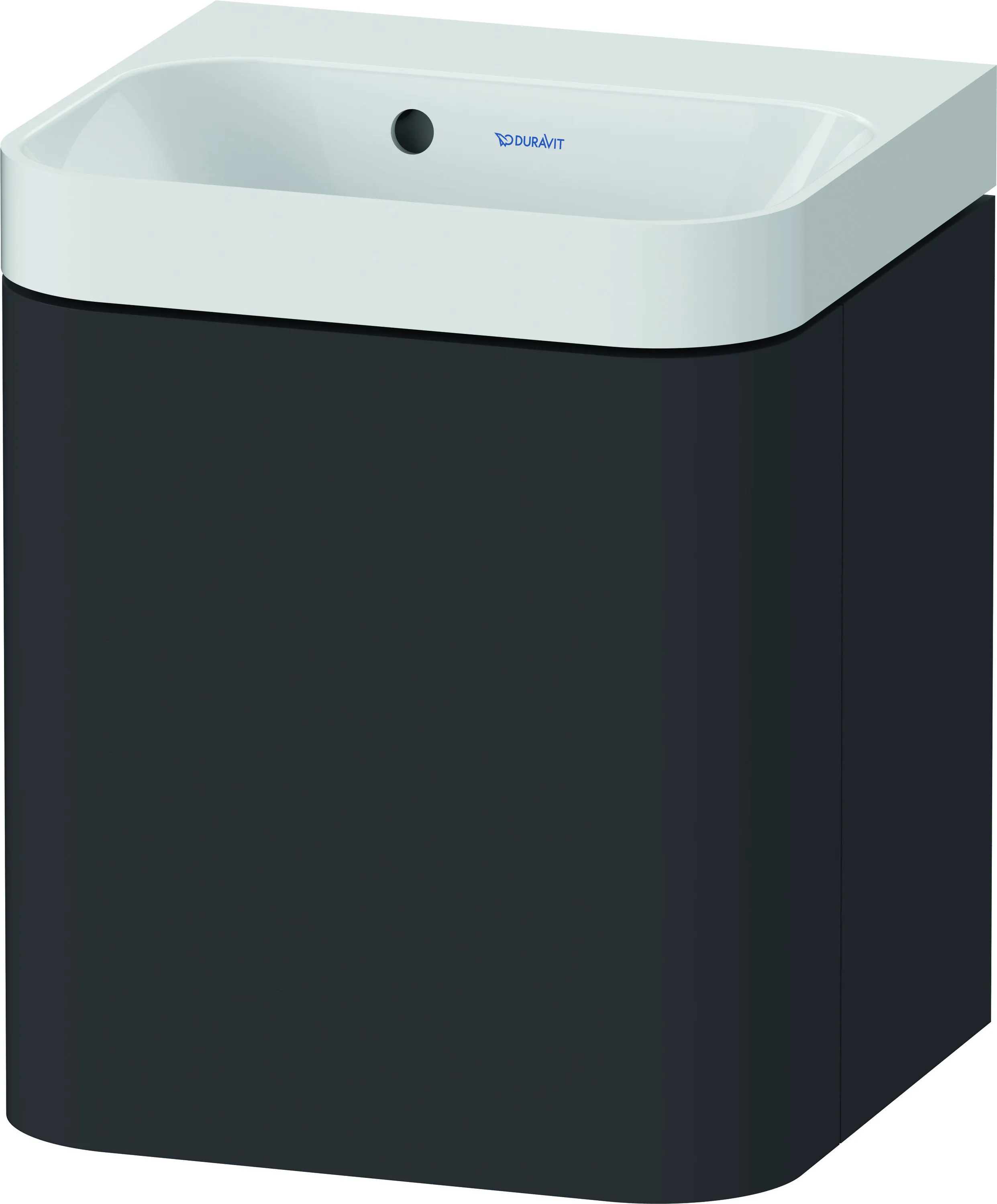 Duravit Waschtischunterschrank c-shaped Set wandhängend „Happy D.2 Plus“ 40 × 48 × 36 cm Graphit Supermatt Duravit Waschtischunterschrank c-shaped Set wandhängend „Happy D.2 Plus“ 40 × 48 × 36 cm Graphit Supermatt