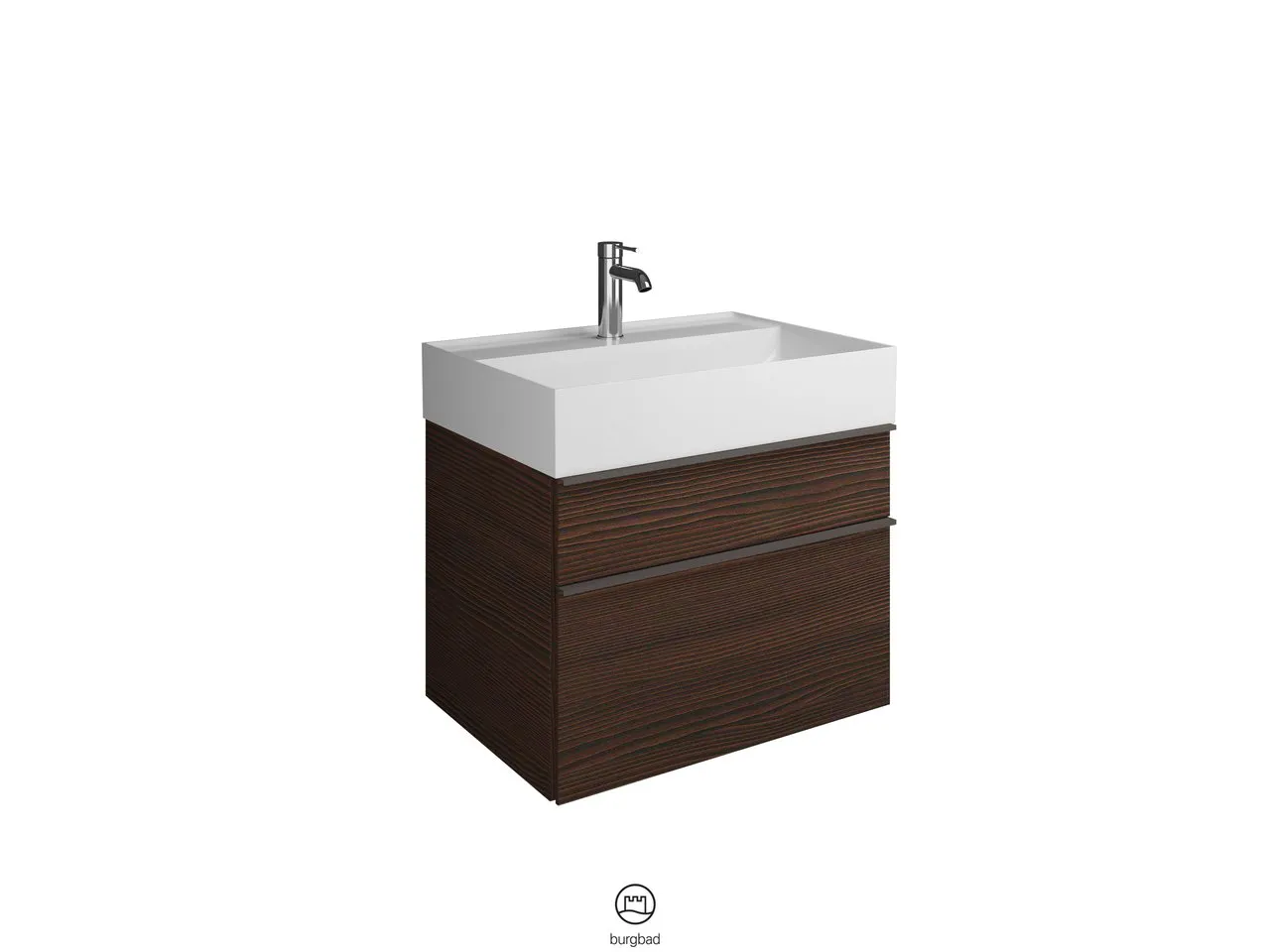 burgbad Badmöbelset „Yumo“ in Eiche Dekor Silber burgbad Badmöbelset „Yumo“ in Eiche Dekor Silber