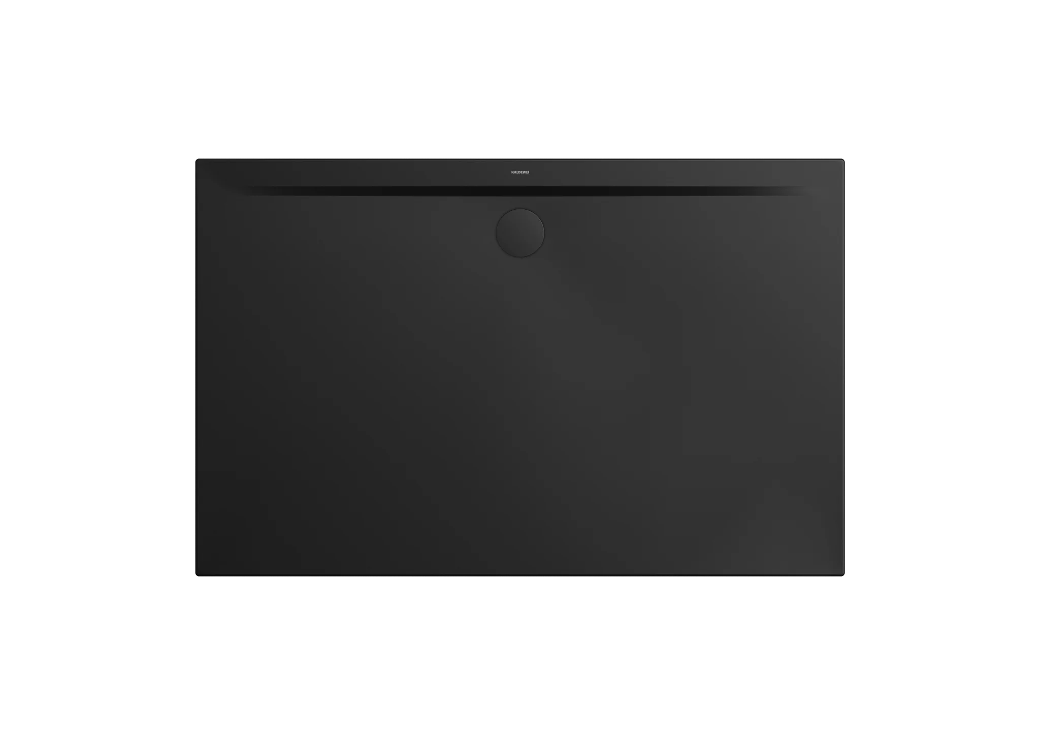 Kaldewei SUPERPLAN ZERO Duschfläche, extraflach, 800x900 mm, schwarz matt, 20 mm Tiefe