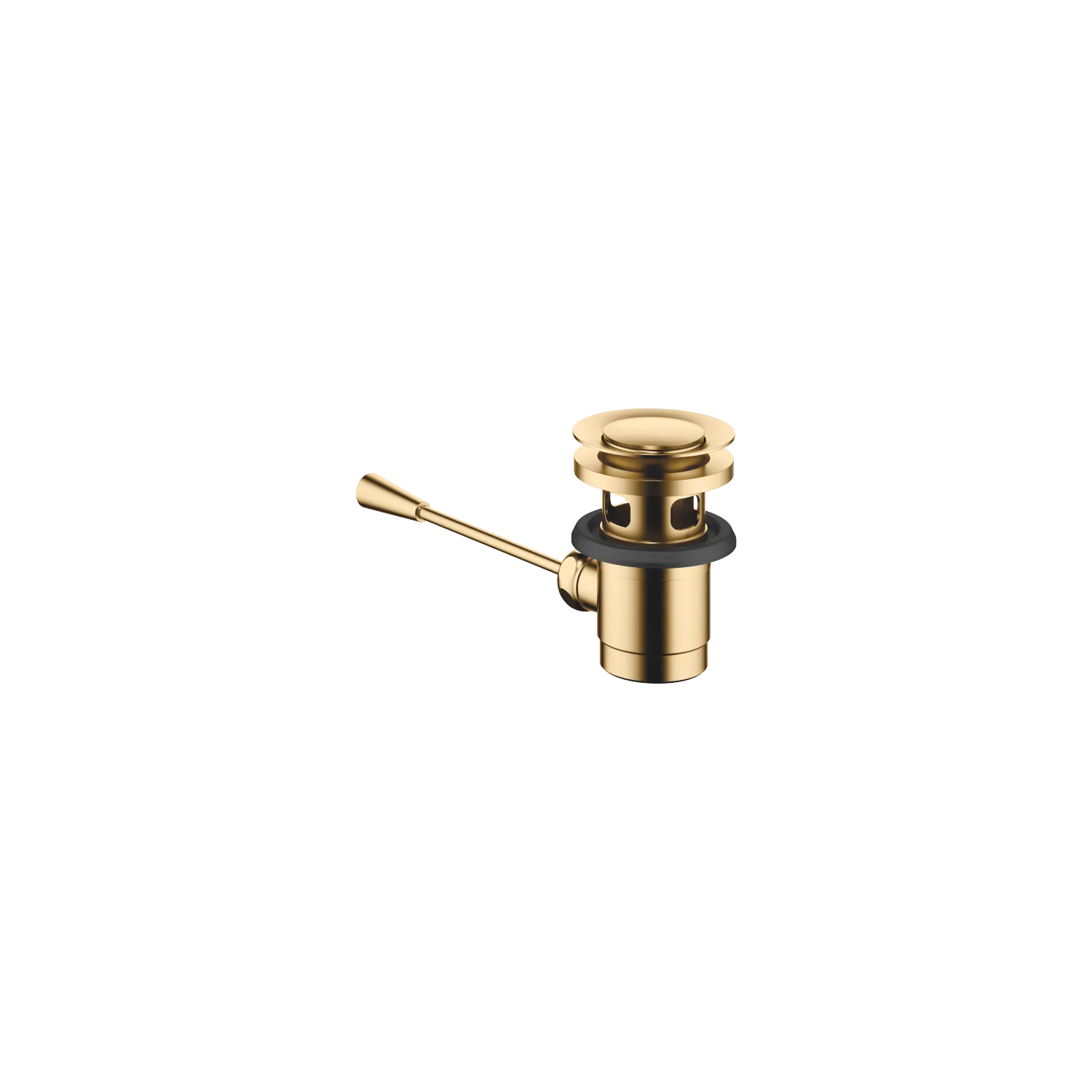 Dornbracht Ablaufgarnitur SERIENNEUTRAL 1 1/4" Gold gebürstet PVD, Länge Kniehebel 185 mm, nur für Becken mit Überlauf geeignet Dornbracht Ablaufgarnitur SERIENNEUTRAL 1 1/4" Gold gebürstet PVD, Länge Kniehebel 185 mm, nur für Becken mit Überlauf geeignet