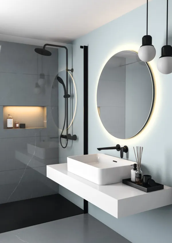 Wand-Waschtischarmatur Cerafine O Ausladung 224mm Chrom Wand-Waschtischarmatur Cerafine O Ausladung 224mm Chrom