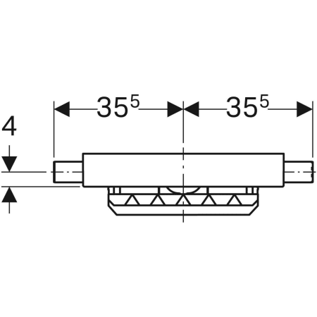 Geberit Vorwand-/Einbauelement für Bad-/Duscharmatur „Kombifix“ Geberit Vorwand-/Einbauelement für Bad-/Duscharmatur „Kombifix“
