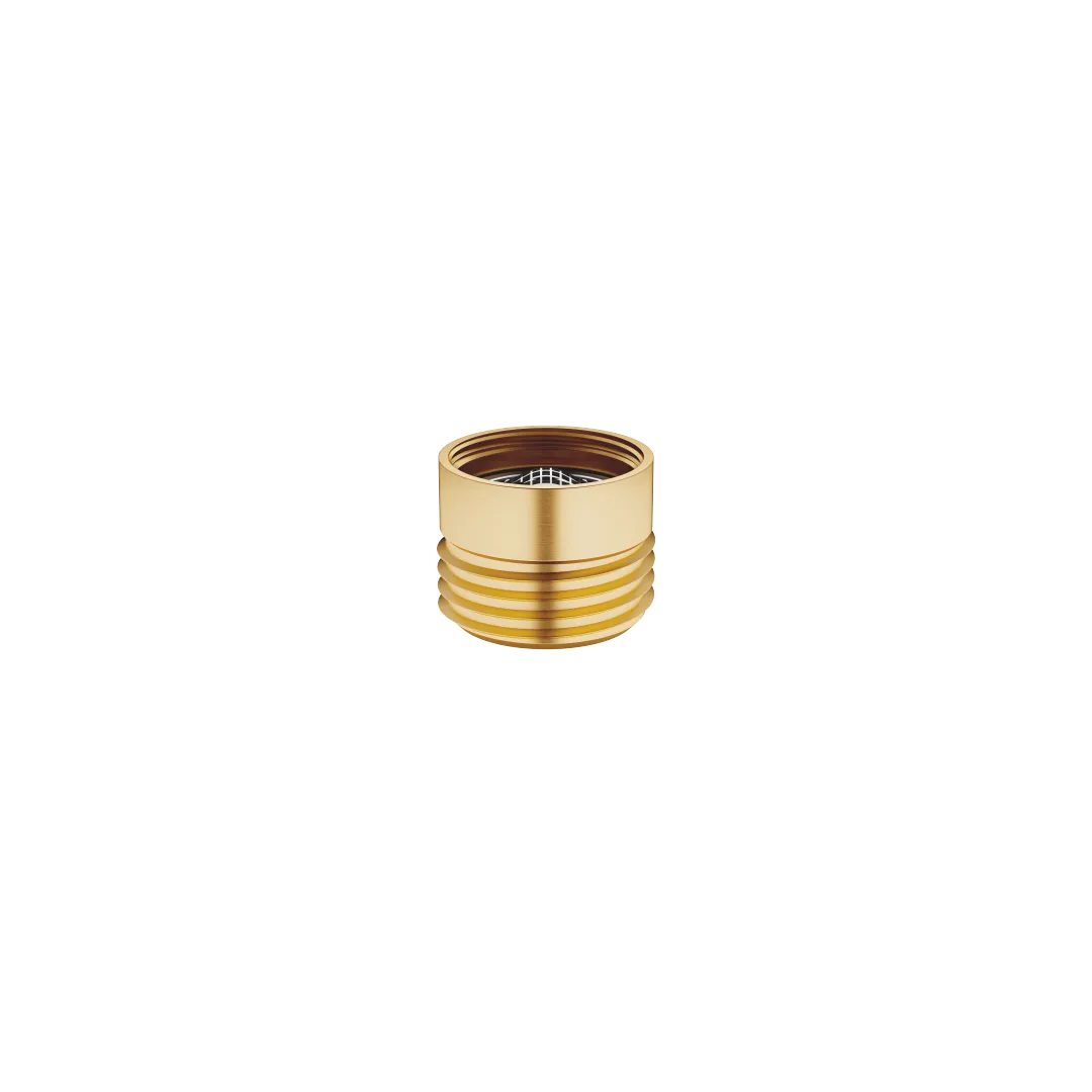 Dornbracht Adapter für Brauseabgang SERIENNEUTRAL Gold gebürstet PVD 3/8" x 1/2"