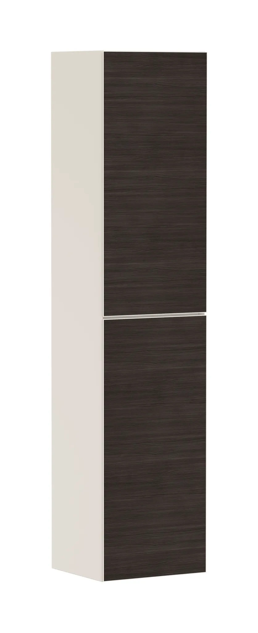 Xevolos E Hochschrank Sandbeige Matt 400/360, Türanschlag rechts Bronze Struktur