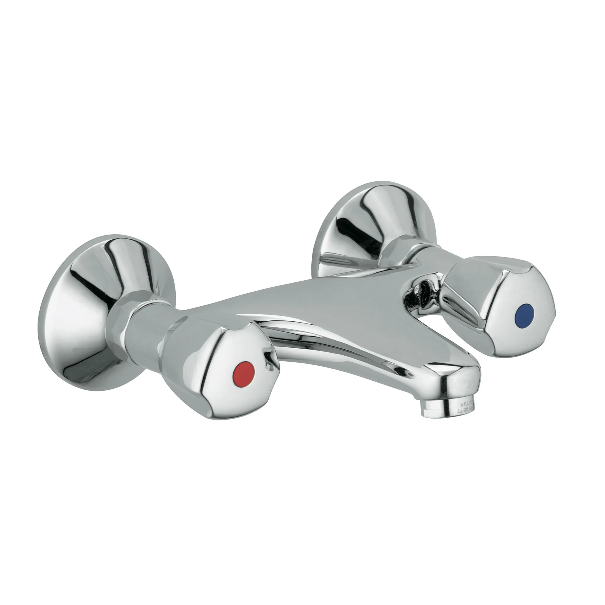 Kludi STANDARD CARE Wandarmatur DN 15 mit Terralux-Griff chrom, Ausladung 180 mm, Durchflussleistung 8 l/min, für geschlossene Trinkwassererwärmer Kludi STANDARD CARE Wandarmatur DN 15 mit Terralux-Griff chrom, Ausladung 180 mm, Durchflussleistung 8 l/min, für geschlossene Trinkwassererwärmer