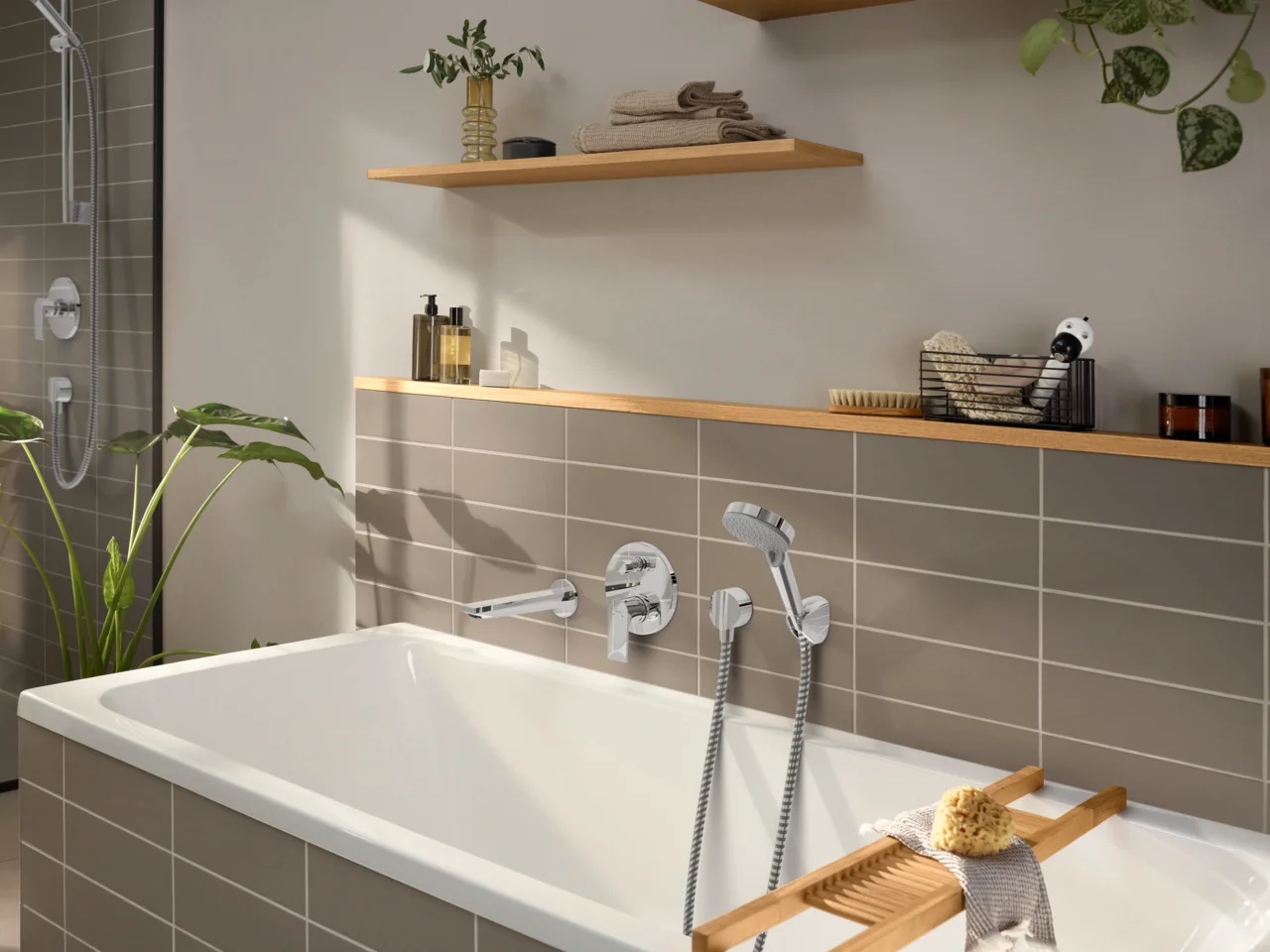 Hansgrohe Rebris E Einhebel-Wannenmischer Unterputz, Chrom, 2 Verbraucher, Keramikmischsystem, einstellbare Temperaturbegrenzung, automatische Rückstellung, Rückflussverhinderer Hansgrohe Rebris E Einhebel-Wannenmischer Unterputz, Chrom, 2 Verbraucher, Keramikmischsystem, einstellbare Temperaturbegrenzung, automatische Rückstellung, Rückflussverhinderer