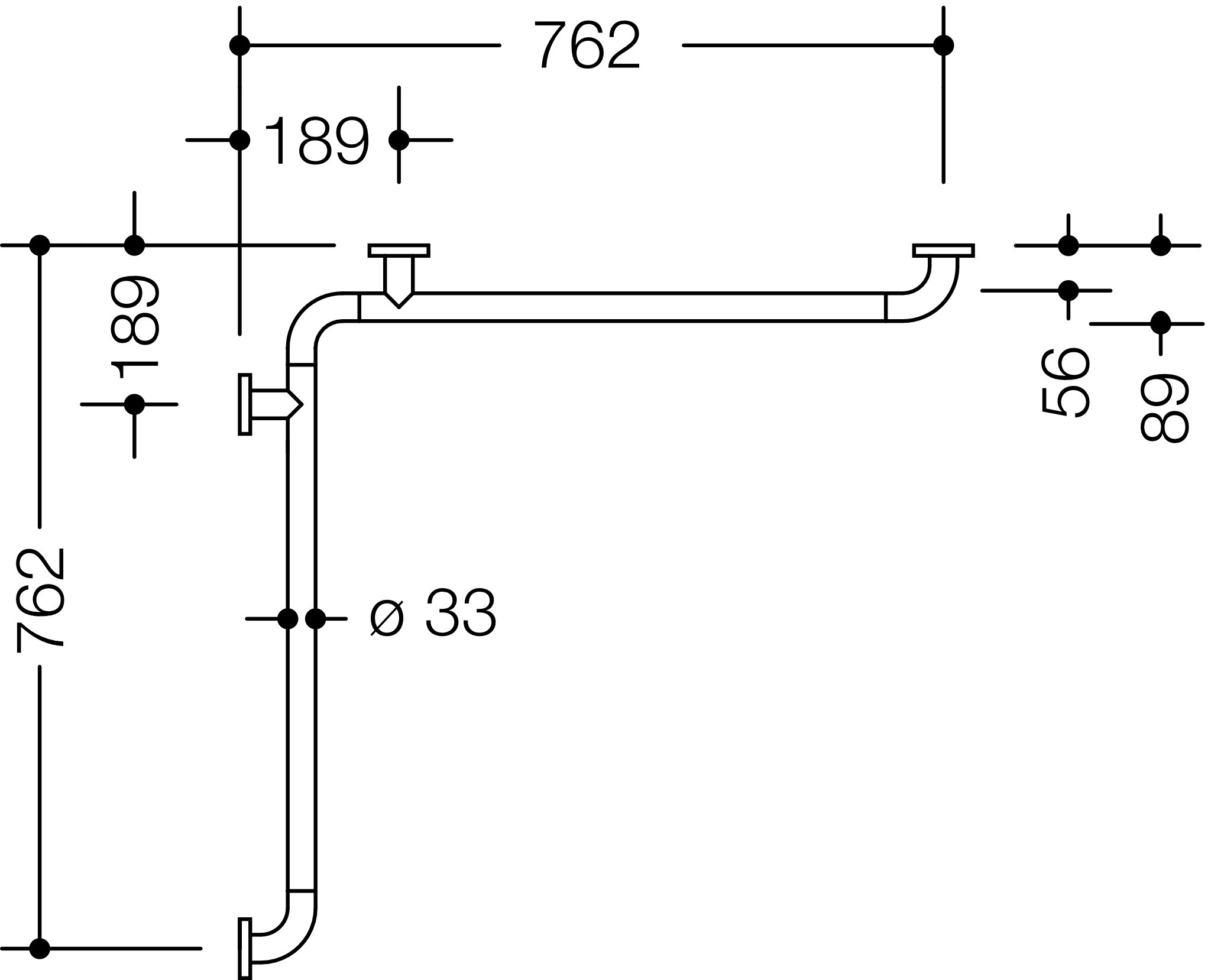 HEWI Haltegriff „Serie 801“