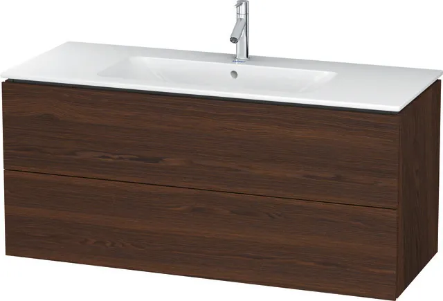 Duravit Waschtischunterschrank wandhängend „L-Cube“ 122 × 55 × 48,1 cm