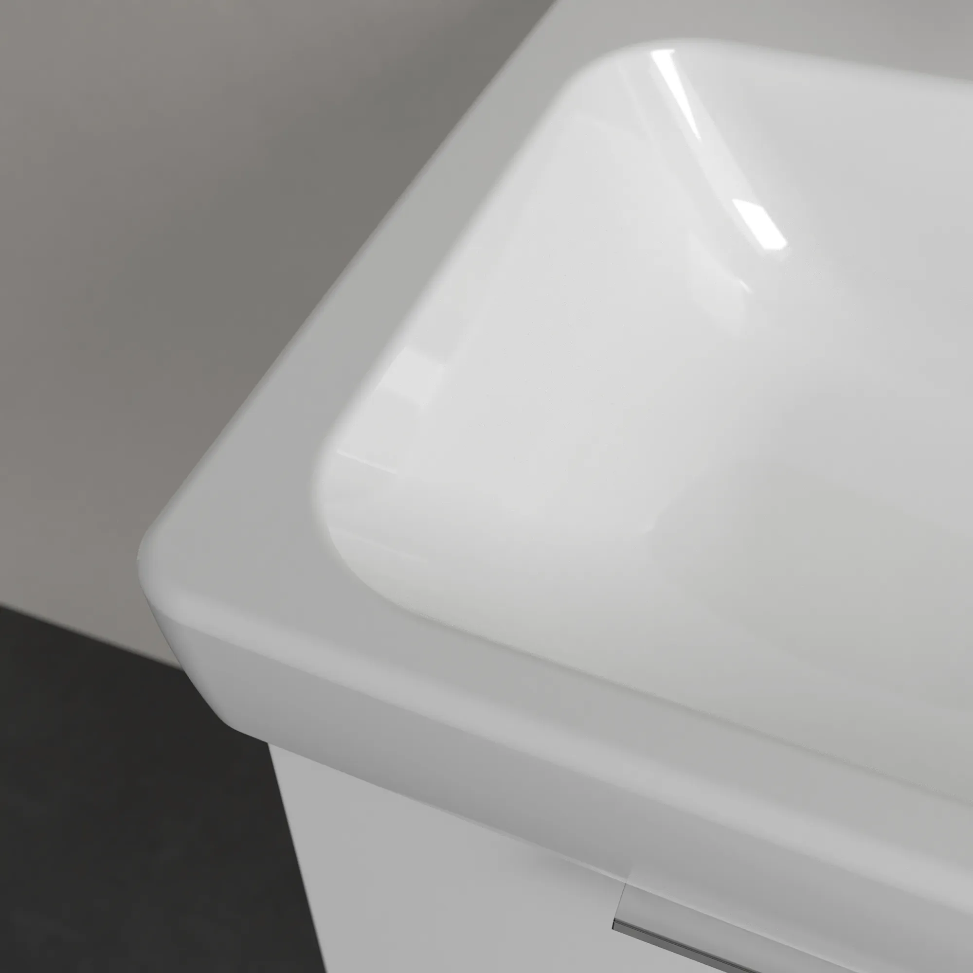 Villeroy & Boch Waschbecken „Architectura“ 600 × 445 × 165 mm, ohne Hahnlochbohrung, Hahnlochposition mittig in Weiß Alpin Villeroy & Boch Waschbecken „Architectura“ 600 × 445 × 165 mm, ohne Hahnlochbohrung, Hahnlochposition mittig in Weiß Alpin