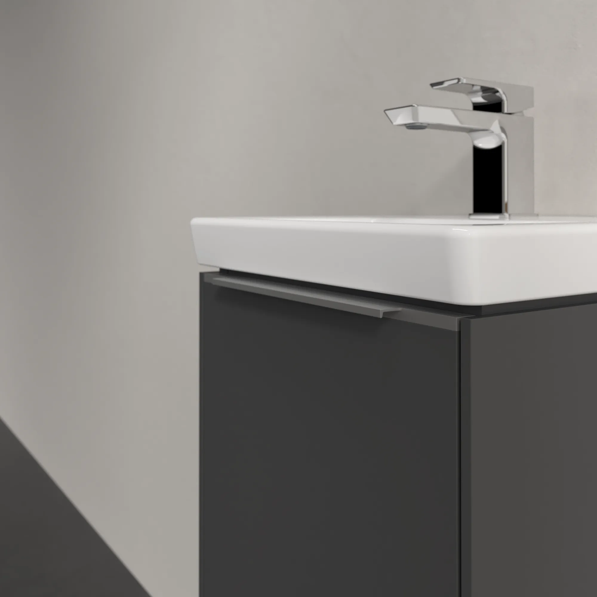 Villeroy & Boch Subway 3.0 Waschbeckenunterschrank C58300, 351 x 429 x 309 mm, Graphite
