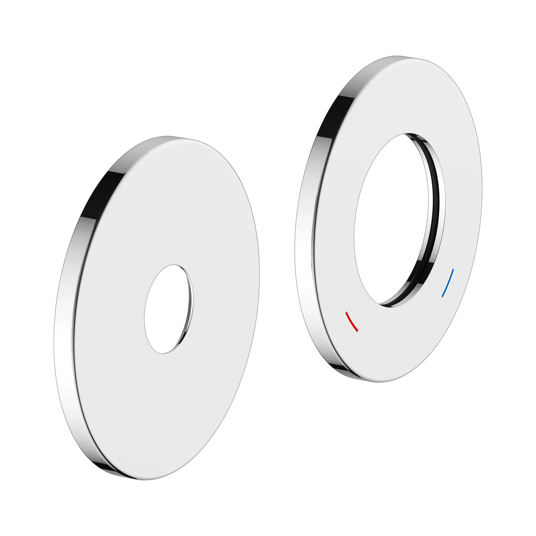 Plan blue Rosetten-Set passend zu 53916 85 mm, rund verchromt Plan blue Rosetten-Set passend zu 53916 85 mm, rund verchromt