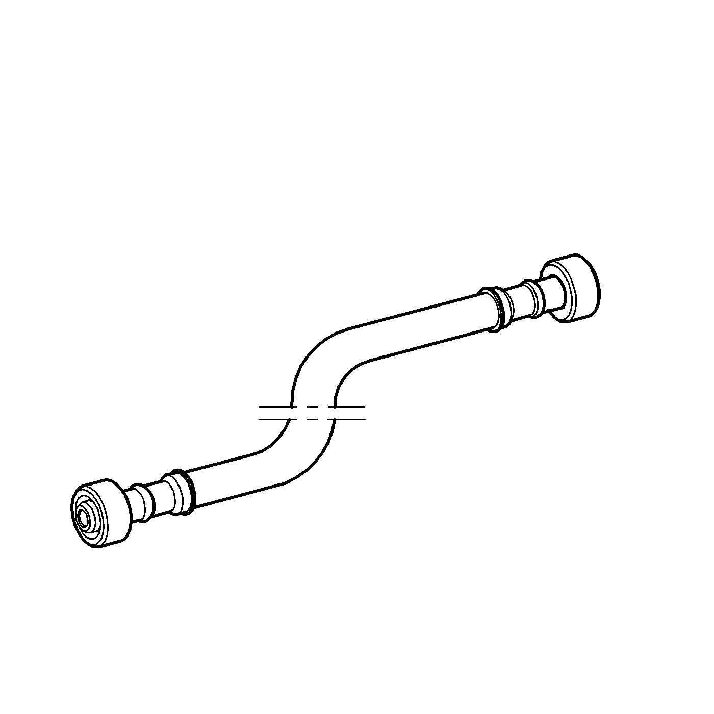 Anschlussschlauch 42233, für WC-Spülkasten 6-9 l