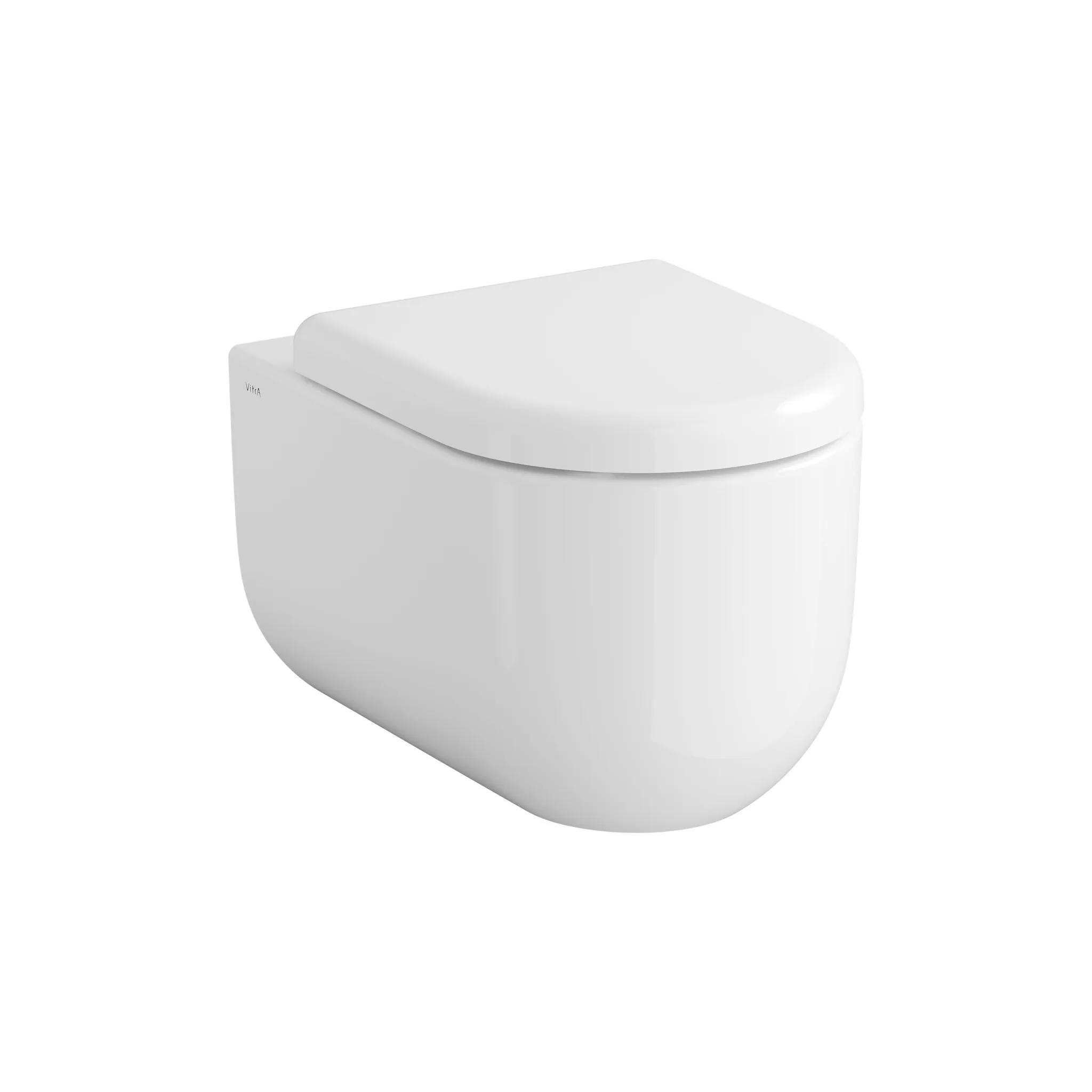 Liquid Wand-WC Flush 2.0 ohne Spülrand Tiefspüler Weiß Hochglanz mit Oberflächenveredelung Clean