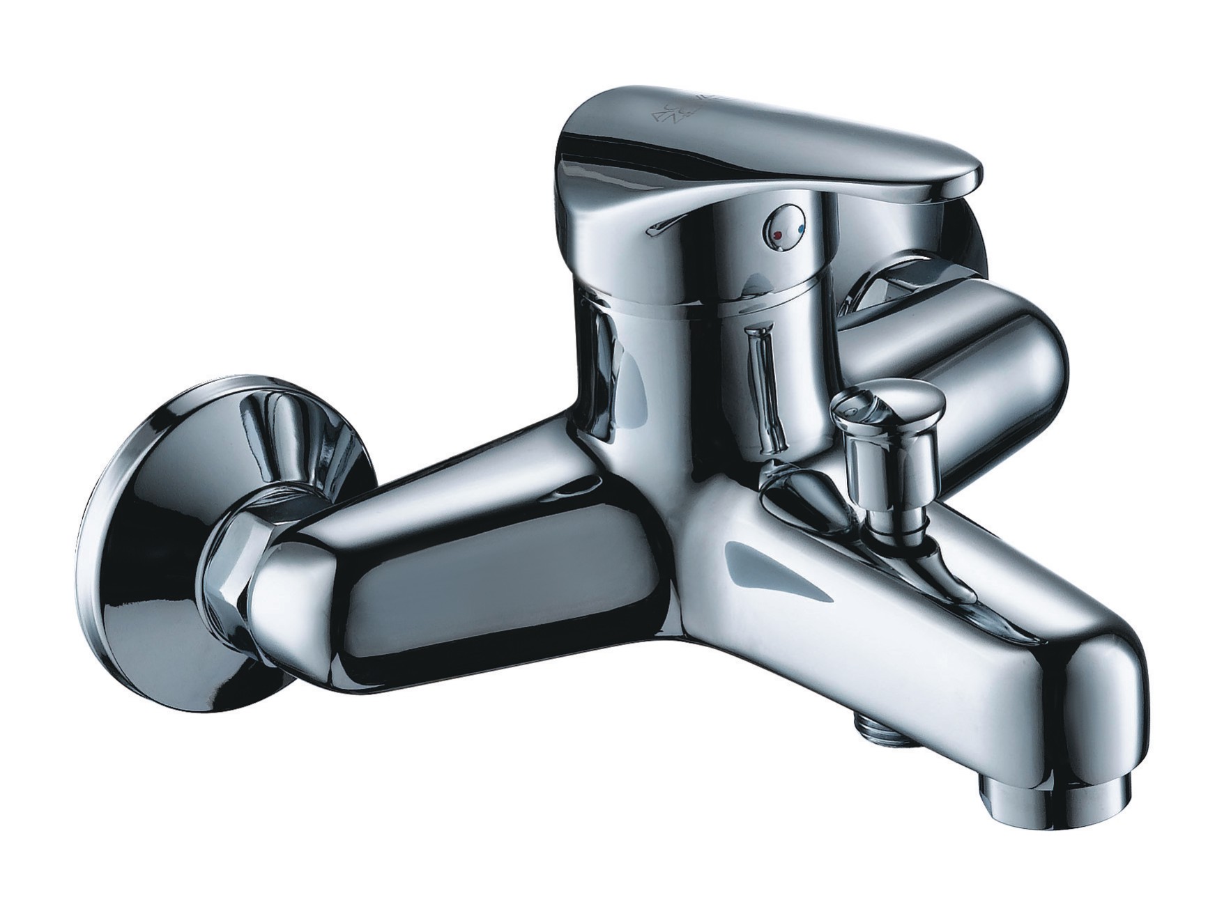 Wannenfüll- und Brause-Einhandbatterie AqvaBasic II - S-Anschlüsse mit Rosetten - automatische Umstellung - eigensicher - Kartusche mit keramischen Dichtscheiben - Heisswassersperre - Wassermengendurchflussregulierung - P-IX 18225/ICB - chrom Wannenfüll- und Brause-Einhandbatterie AqvaBasic II - S-Anschlüsse mit Rosetten - automatische Umstellung - eigensicher - Kartusche mit keramischen Dichtscheiben - Heisswassersperre - Wassermengendurchflussregulierung - P-IX 18225/ICB - chrom