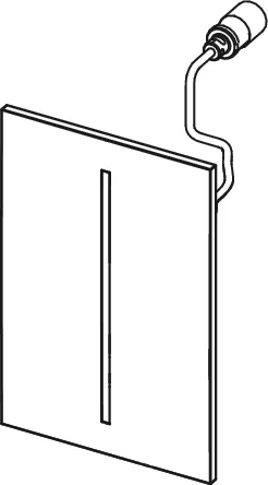 filo Sensorblende, Glas schwarz glzd.