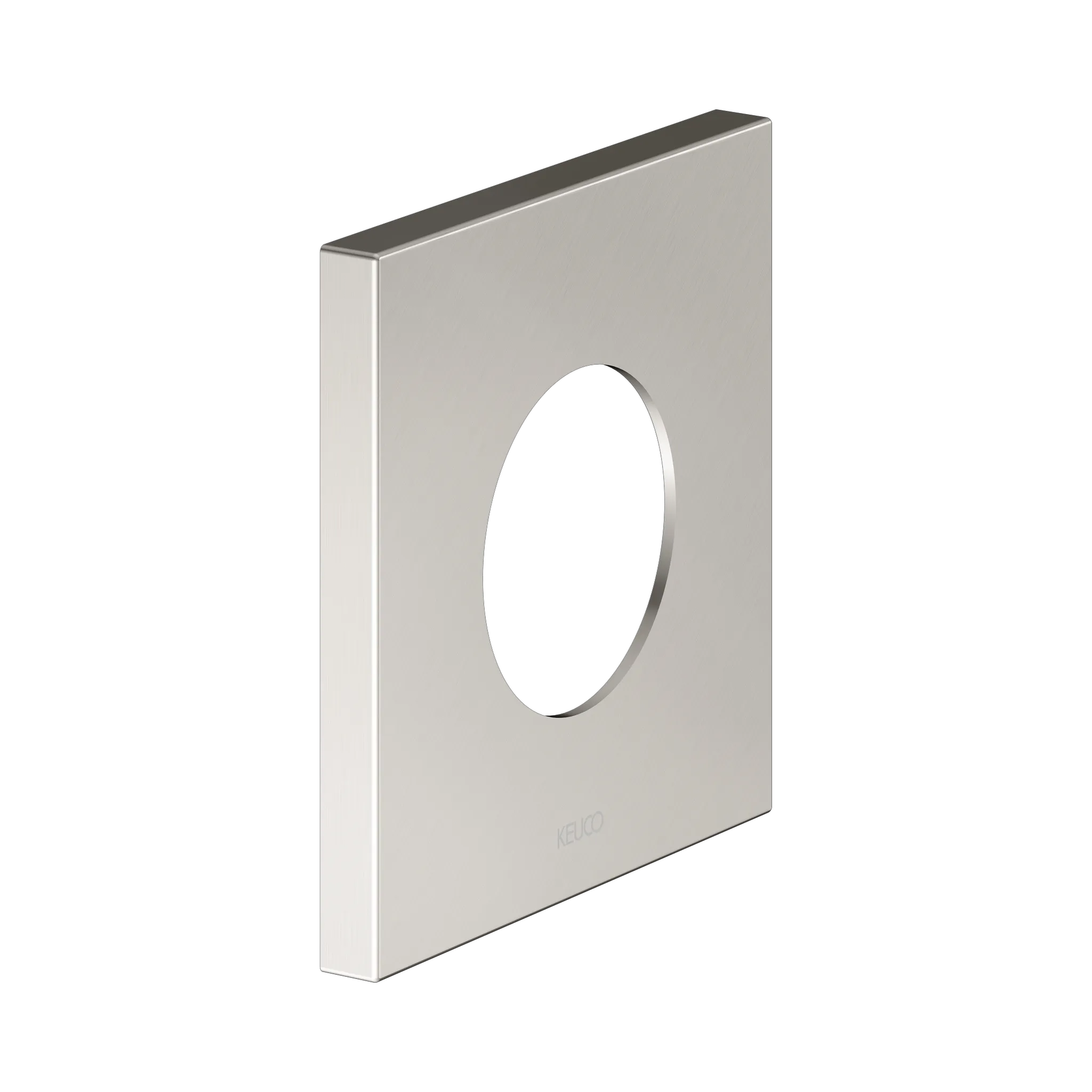 IXMO 59556050092 Wandrosette für Ab- u.Umstellventil, eckig 105 x 105 mm Nickel gebürstet