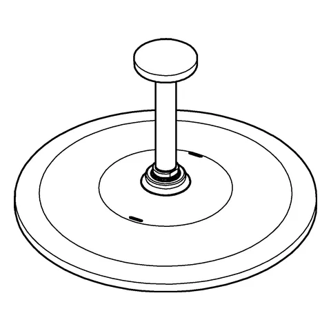 Grohe Rainshower 310 Mono Kopfbrauseset Deckenauslass 142 mm, 1 Stahlart Grohe Rainshower 310 Mono Kopfbrauseset Deckenauslass 142 mm, 1 Stahlart