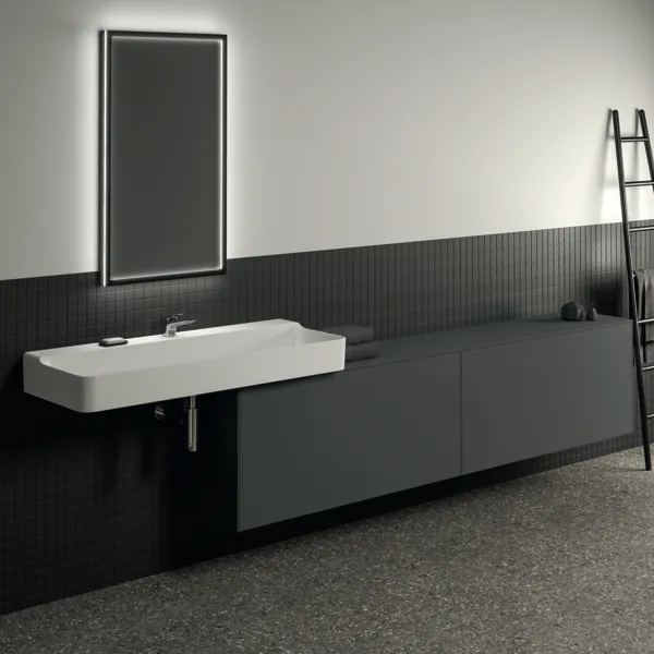 Ideal Standard Waschtischunterschrank Conca, 2 Auszüge, Anthrazit