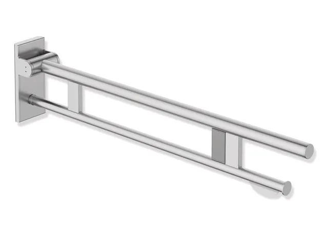 HEWI Mobiler Stützklappgriff Duo, Design A, Edelstahl, Ausladung 900 mm HEWI Mobiler Stützklappgriff Duo, Design A, Edelstahl, Ausladung 900 mm