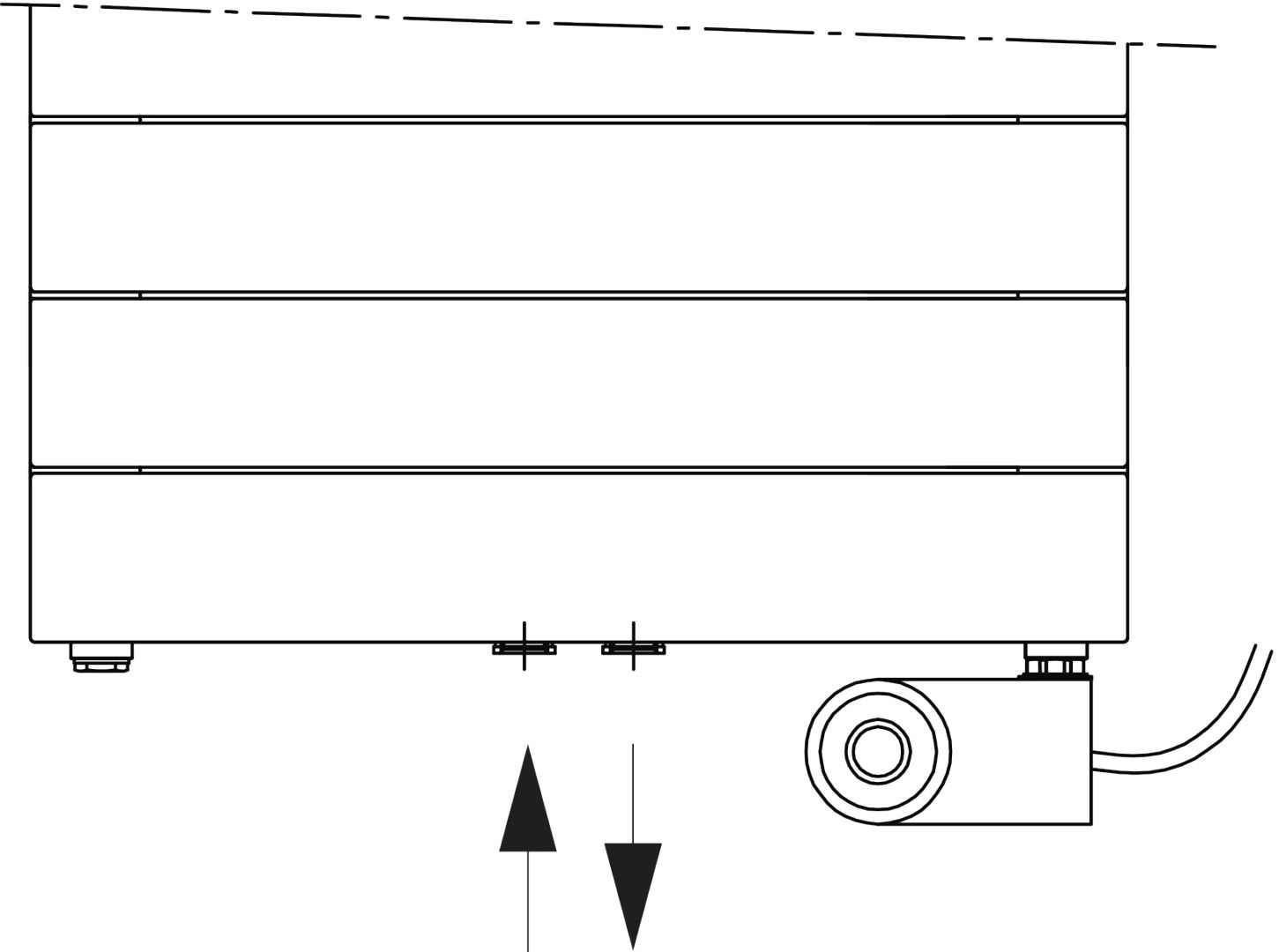 Kermi Design-Heizkörper „Tabeo®“ 50 × 119,7 cm in Weiß