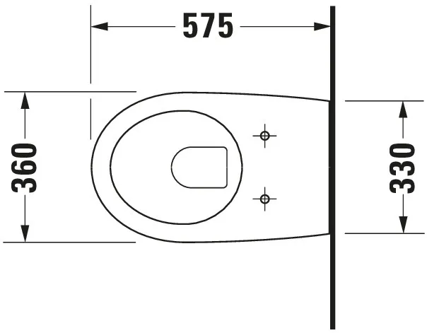 Wand-Tiefspül-WC „Architec“ 36,5 × 31 × 57,5 cm in Weiß Hochglanz, mit Spülrand Wand-Tiefspül-WC „Architec“ 36,5 × 31 × 57,5 cm in Weiß Hochglanz, mit Spülrand