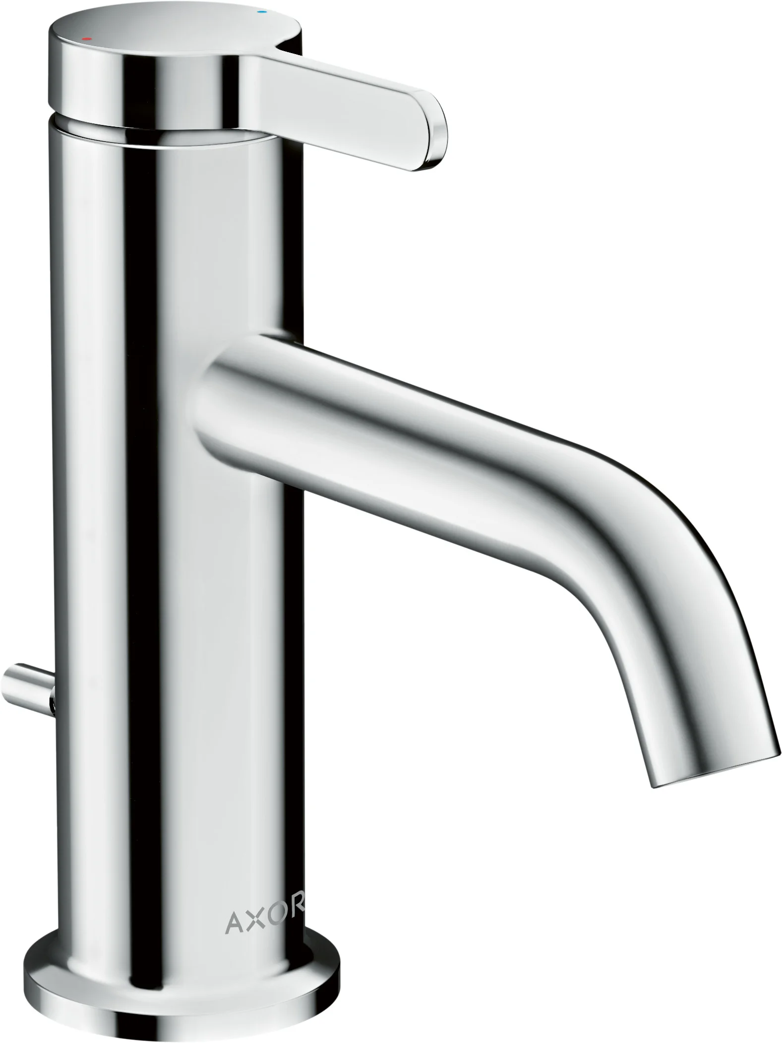 Hansgrohe AXOR One Einhebel-Waschtischmischer 70 mit Hebelgriff und Zugstangen-Ablaufgarnitur in Chrom, Ausladung 130 mm, Auslaufhöhe 70 mm Hansgrohe AXOR One Einhebel-Waschtischmischer 70 mit Hebelgriff und Zugstangen-Ablaufgarnitur in Chrom, Ausladung 130 mm, Auslaufhöhe 70 mm