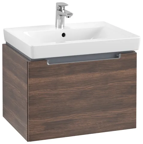 Villeroy & Boch Waschtischunterschrank „Subway 2.0“ 587 × 420 × 454 mm Arizona Oak, für Becken mittig, ohne Beleuchtung Villeroy & Boch Waschtischunterschrank „Subway 2.0“ 587 × 420 × 454 mm Arizona Oak, für Becken mittig, ohne Beleuchtung