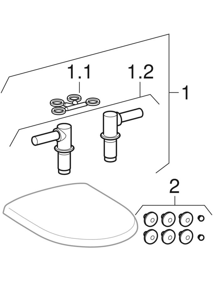 Geberit WC-Sitz ehemals Keramag „Mango“ in weiß alpin Geberit WC-Sitz ehemals Keramag „Mango“ in weiß alpin