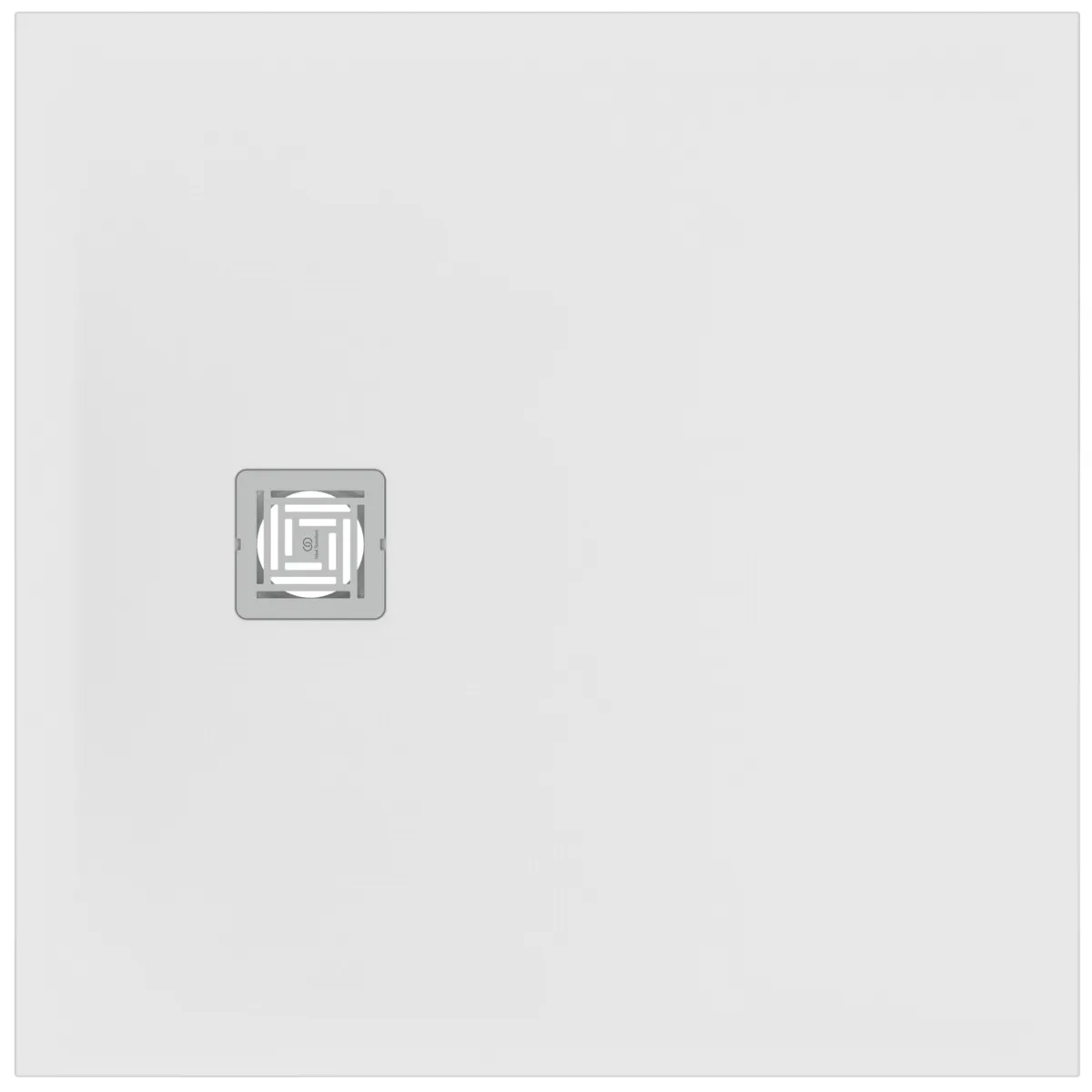 Ideal Standard Quadrat-Brausewanne Ultra Flat S +, Carraraweiß, 900x900 mm, Ablauf 25 cm Mitte/Seite, Bodenebener Einbau möglich Ideal Standard Quadrat-Brausewanne Ultra Flat S +, Carraraweiß, 900x900 mm, Ablauf 25 cm Mitte/Seite, Bodenebener Einbau möglich