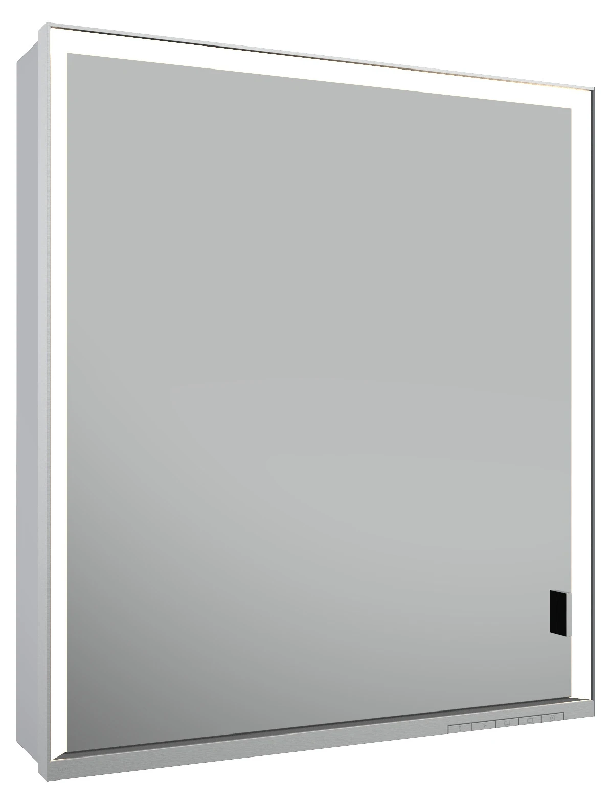 Royal Lumos 14301172203 Spiegelschrank Royal Lumos Vorb./Ansch. l./DALI/lange Tür 650 × 735 × 165 mm silber-eloxiert