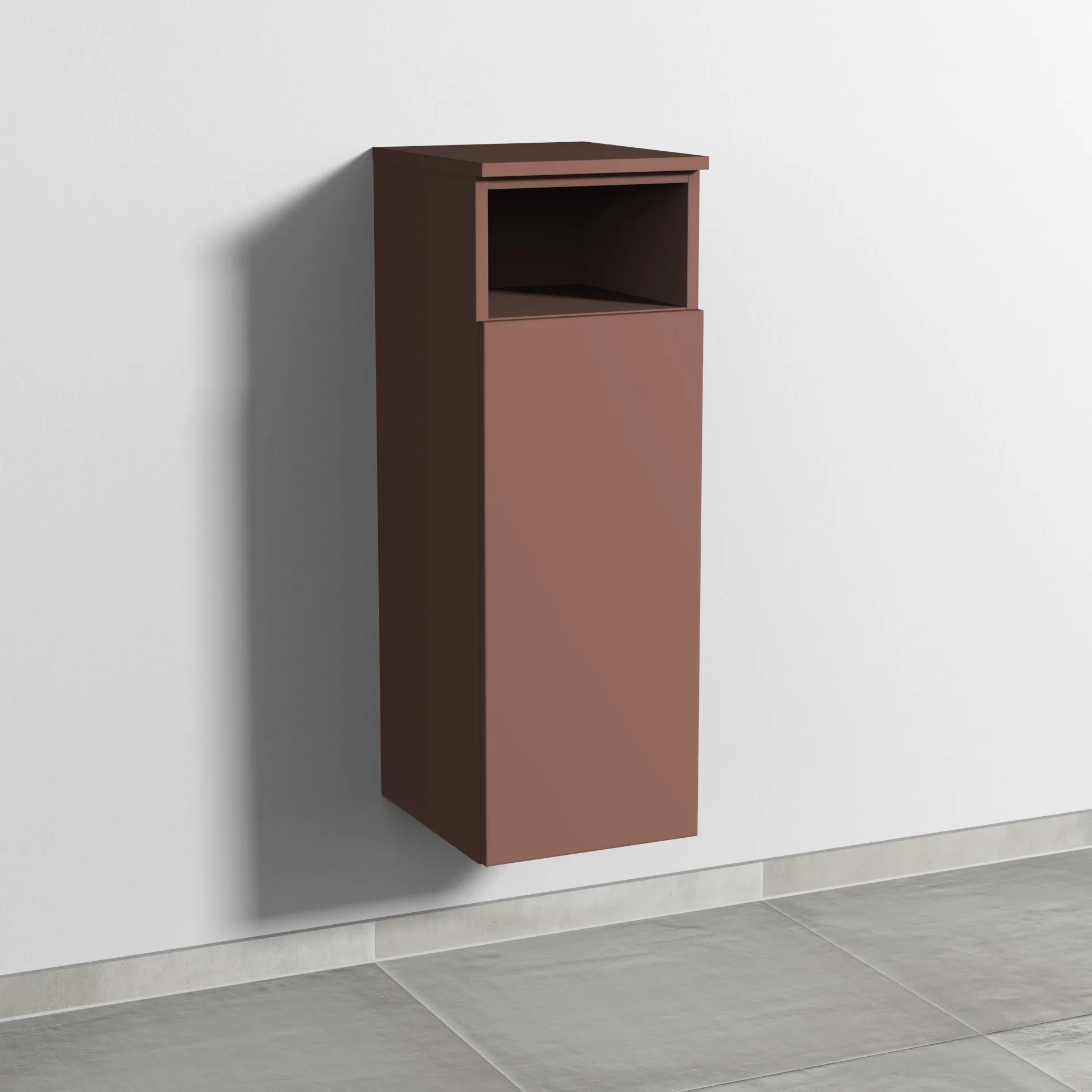Sanipa Mittelschrank „3way“ 300 × 850 × 345 mm Anschlag rechts, in Wine-Red, Anschlag rechts Sanipa Mittelschrank „3way“ 300 × 850 × 345 mm Anschlag rechts, in Wine-Red, Anschlag rechts