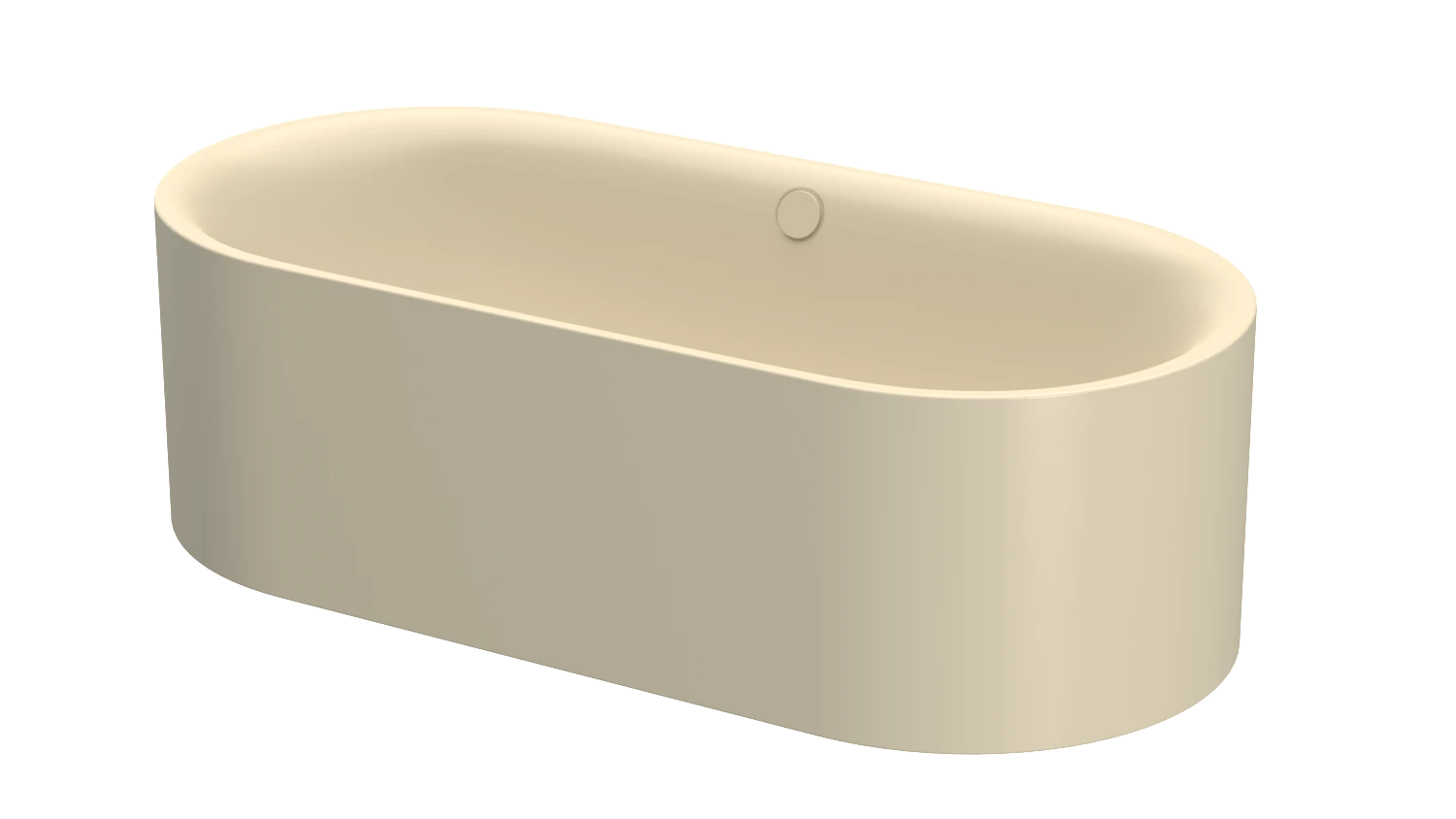 Bette oval Badewanne „BetteLux Oval Silhouette“ 190 × 90 cm in Cream