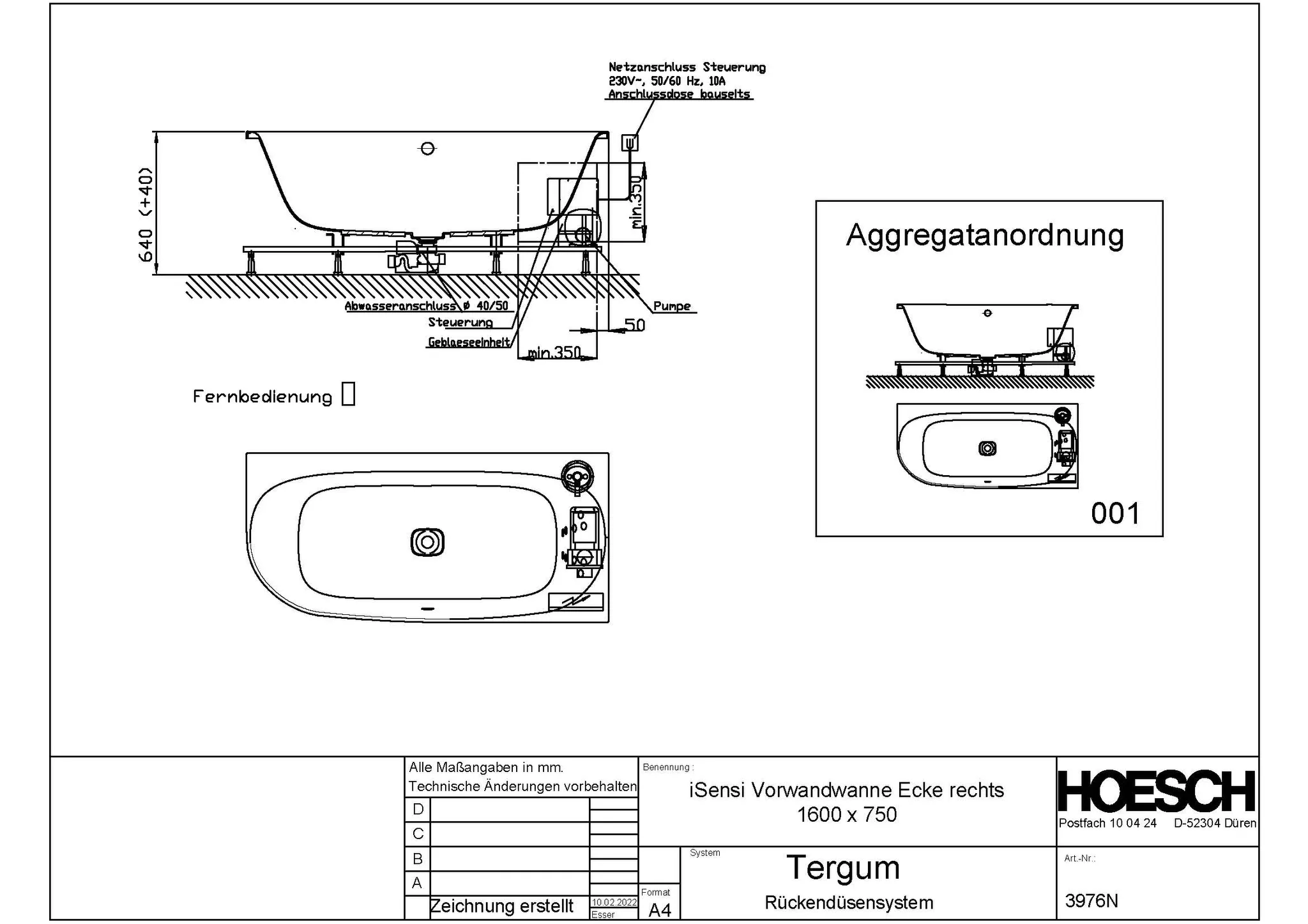 Hoesch Whirlwanne „iSensi“ mit Whirlsystem „Tergum“ eck, asymmetrisch 160 × 75 cm in Weiß Hoesch Whirlwanne „iSensi“ mit Whirlsystem „Tergum“ eck, asymmetrisch 160 × 75 cm in Weiß