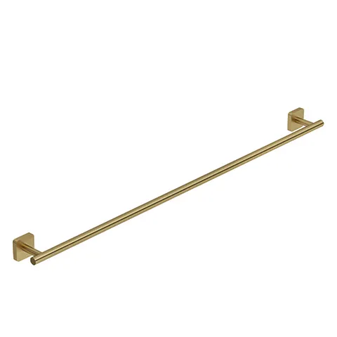 Kludi-VELA S Badetuchhalter Brushed Gold 848 mm feststehend Wandmontage mit Schrauben und Dübel