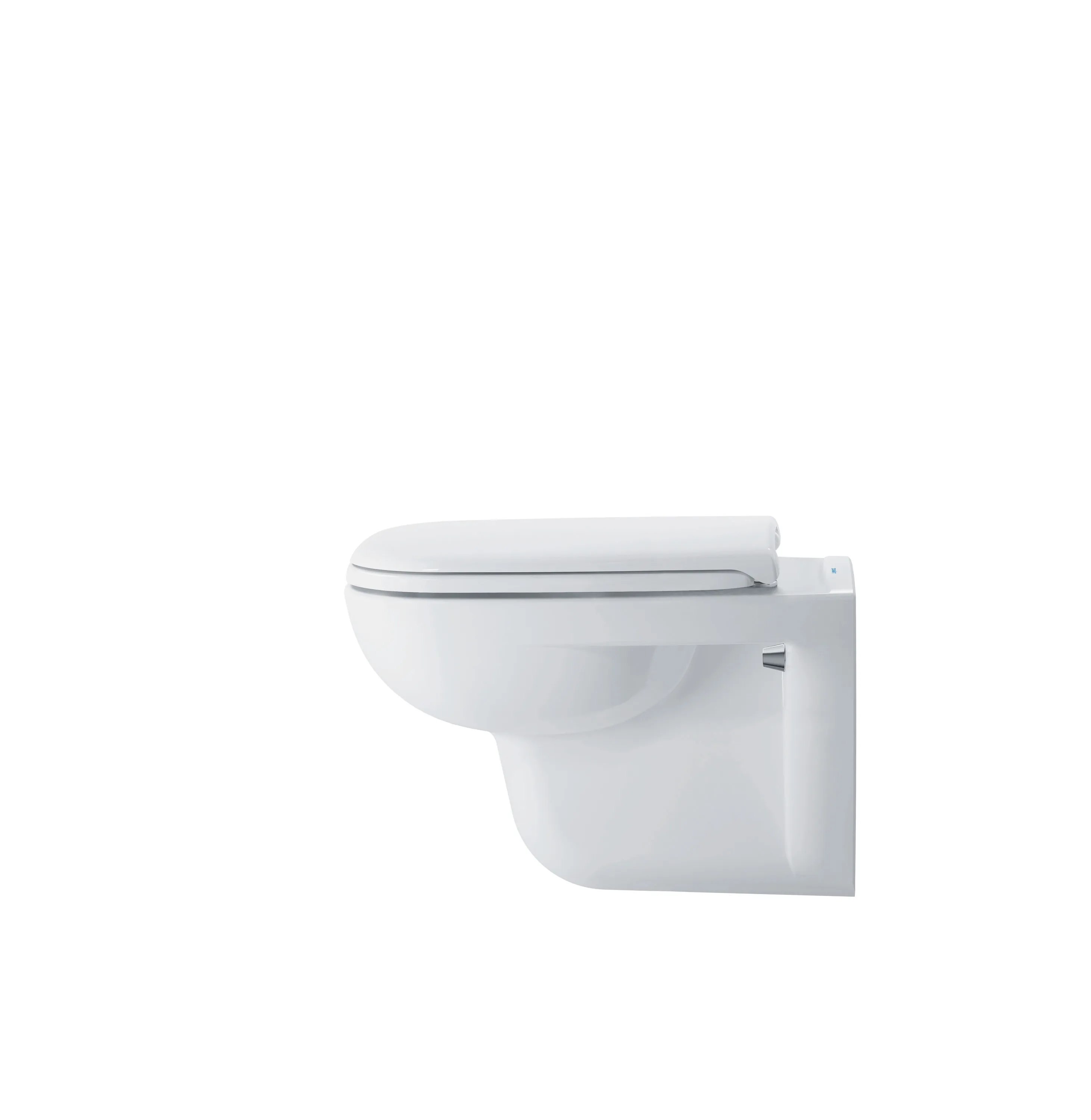 Duravit WC-Sitz Compact „D-Code“ 36 × 43 × 4 cm in, Scharniere Edelstahl Duravit WC-Sitz Compact „D-Code“ 36 × 43 × 4 cm in, Scharniere Edelstahl