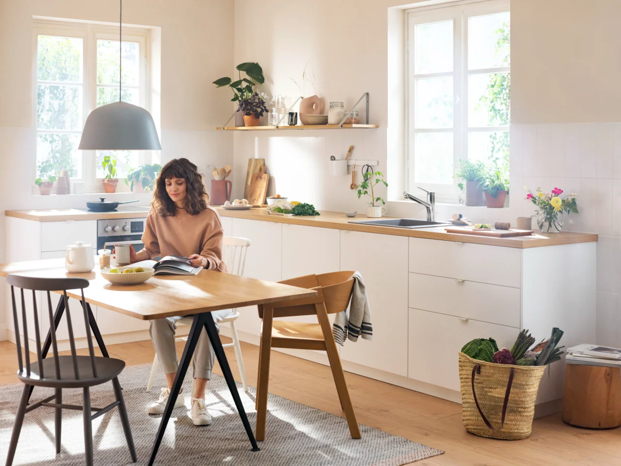Hansgrohe Zesis M33 Einhebel-Küchenmischer 150 mit Ausziehbrause 2jet sBox lite Chrom