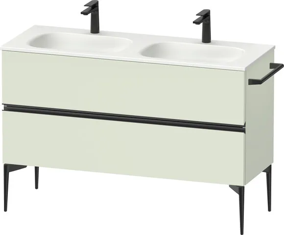 Duravit Waschtischunterschrank „Sivida“ 128 × 59,2 × 47,7 cm Blassgrün Matt Duravit Waschtischunterschrank „Sivida“ 128 × 59,2 × 47,7 cm Blassgrün Matt
