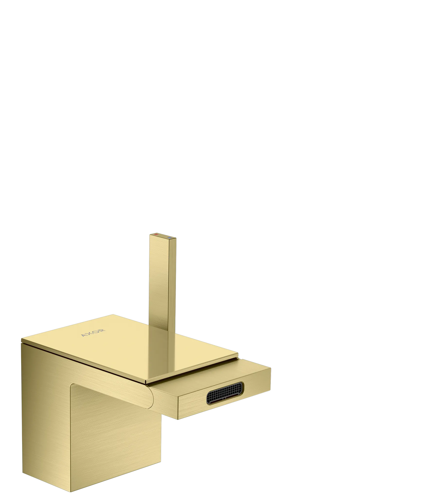 Hansgrohe AXOR MyEdition Bidetmischer - Einhebel-Bidetmischer mit Push-Open Ablaufgarnitur, Brushed Brass, Ausladung 121 mm, Auslaufhöhe 83 mm Hansgrohe AXOR MyEdition Bidetmischer - Einhebel-Bidetmischer mit Push-Open Ablaufgarnitur, Brushed Brass, Ausladung 121 mm, Auslaufhöhe 83 mm
