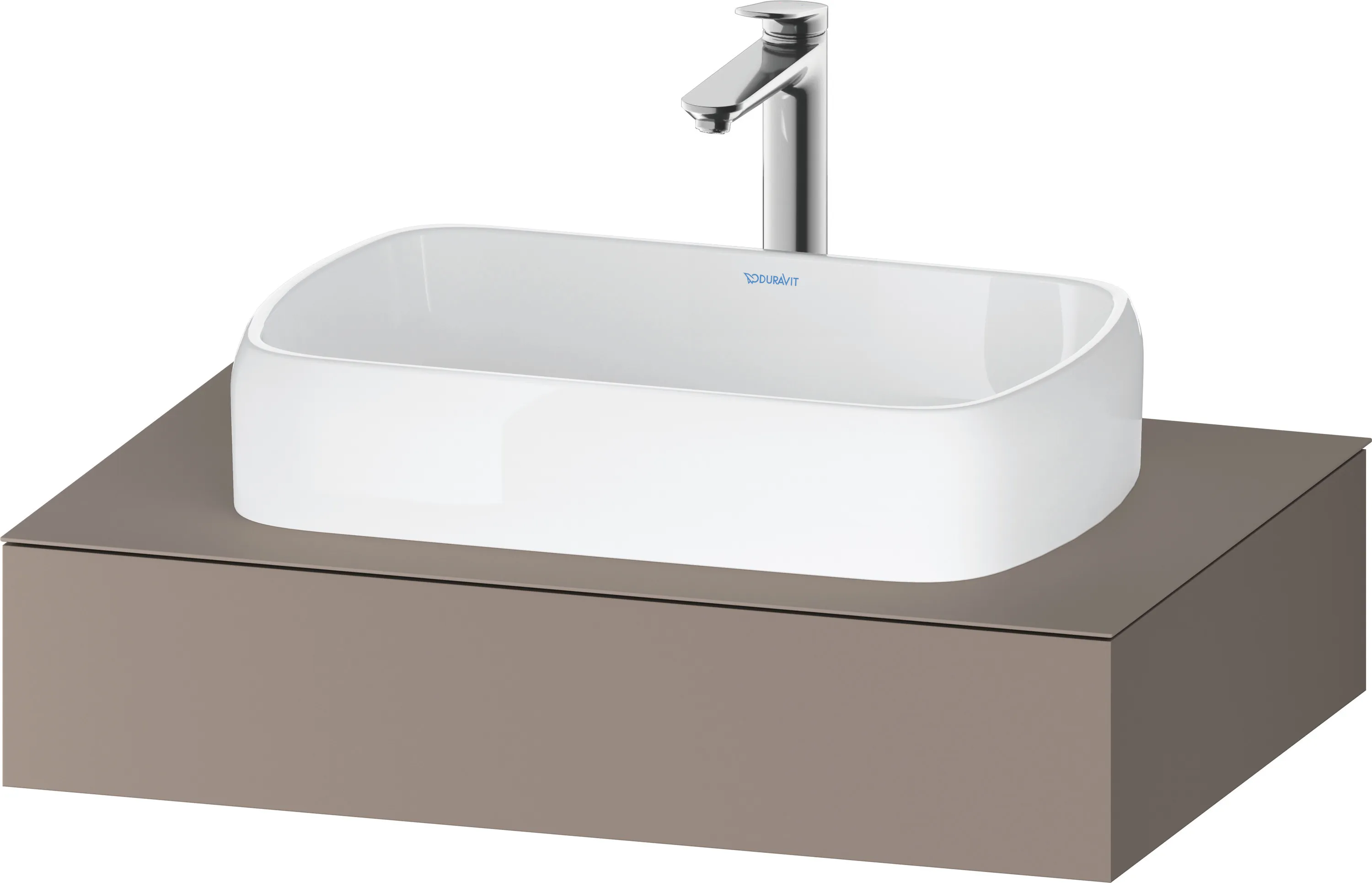 Duravit Konsole „Qatego“ in Basalt Matt Duravit Konsole „Qatego“ in Basalt Matt
