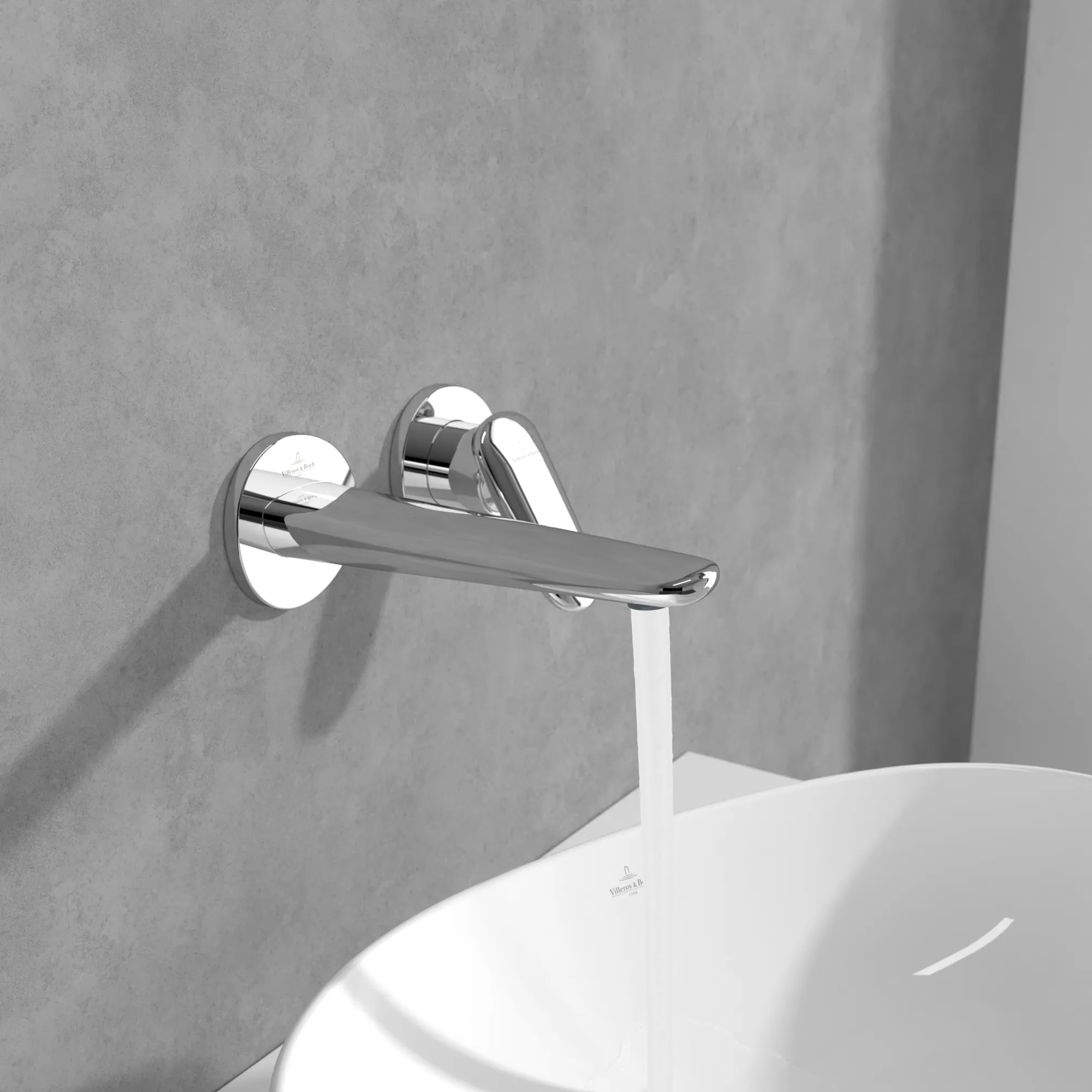 Zweihand-Waschtischarmatur „Antao“ 22,3 cm Ausladung 195 mm in Chrom Zweihand-Waschtischarmatur „Antao“ 22,3 cm Ausladung 195 mm in Chrom